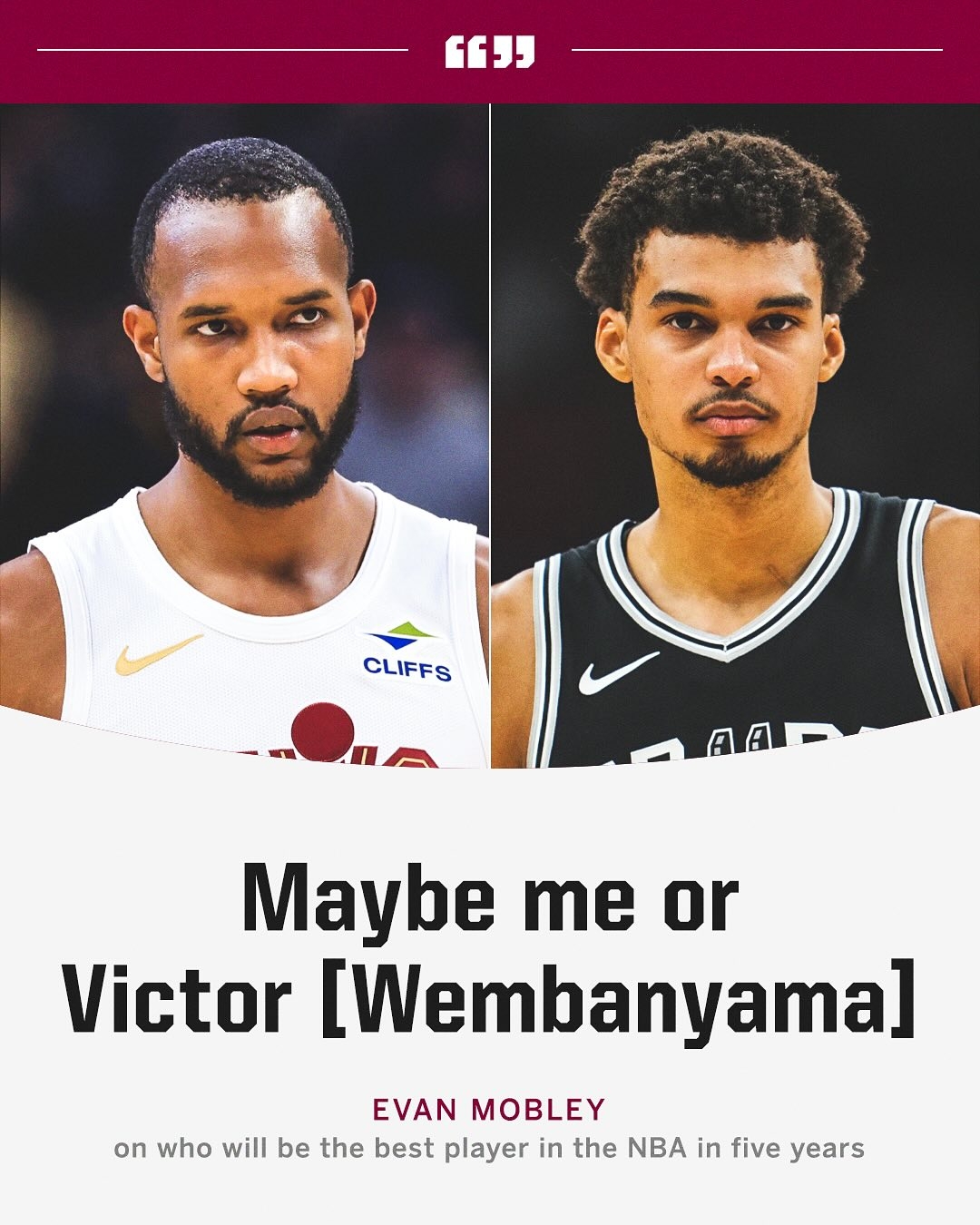 未來5年NBA最好的球員會是誰？莫布里：可能是我或者文班亞馬