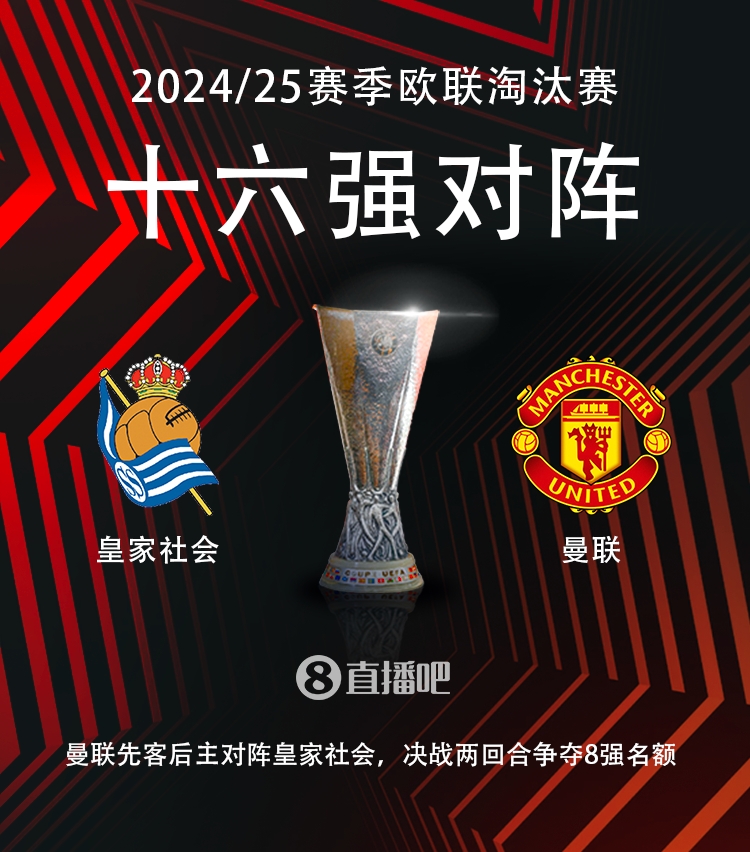 歐聯(lián)16強對陣：曼聯(lián)vs皇家社會??！